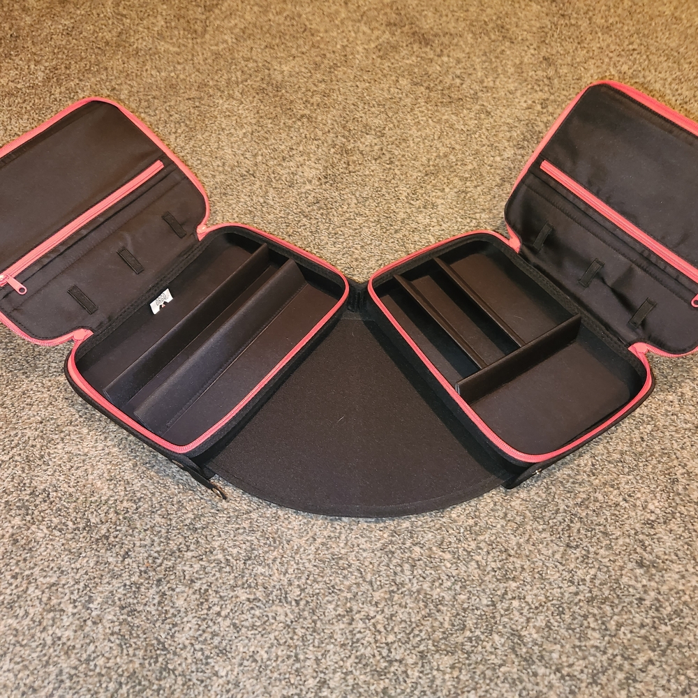 Black and Red Travel Organizer Case